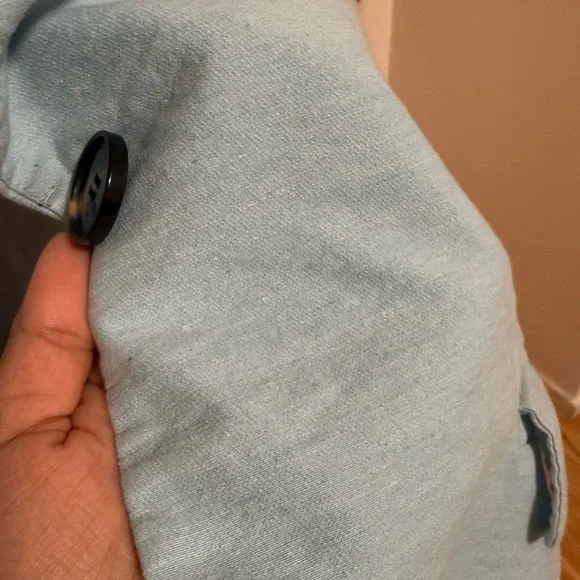 Zara Soft Blue Jacket - Picture 6 of 9